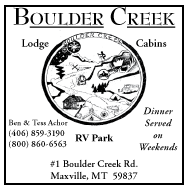 2003 Boulder Creek Lodge & Cabins
									<br />
									Page XX
									  ♦  
									2½"W x 2½"H<br />
									Colored Cardstock