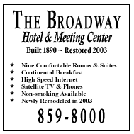 2004 The Broadway Hotel
									<br />
									Page 12
									  ♦  
									2½"W x 2½"H<br />
									Colored Cardstock