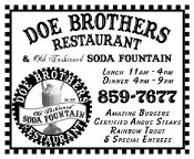 2009 Doe Brothers Restaurant & Old–Fashioned Soda Fountain
									<br />
									Page xx
									  ♦  
									2⅓"W x 1⅞"H<br />
									Colored Cardstock