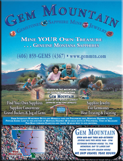 2006 Gem Mountain Sapphire Mine
									<br />
									Page XX
									  ♦  
									7¼"W x 9½"H<br />
									80# Text Gloss