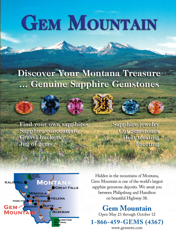 2006 Gem Mountain Sapphire Mine
									<br />
									Page XX
									  ♦  
									7½"W x 10"H<br />
									100# Text Gloss