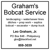 2003 Graham’s Bobcat Service
									<br />
									Page 04
									  ♦  
									2½"W x 2½"H<br />
									Colored Cardstock