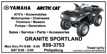 2003 Granite Sportland
									<br />
									Page 01
									  ♦  
									5"W x 2½"H<br />
									Colored Cardstock