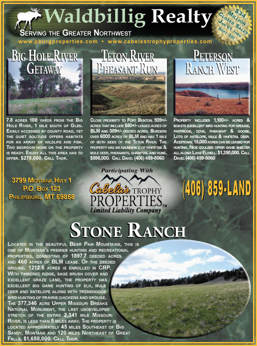 October 2006 Montana Land Magazine
									<br />
									Page 05
									  ♦  
									7¼"W x 9¾"H<br />
									100# Coated Text Stock