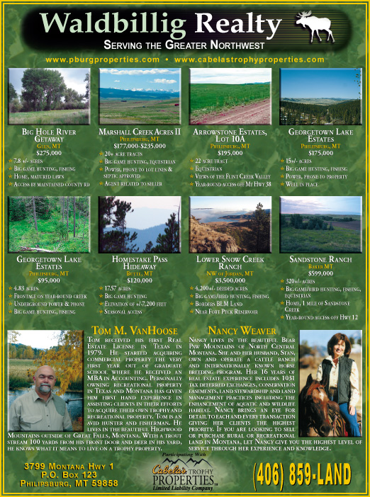 December 2006 Montana Land Magazine
									<br />
									Page 05
									  ♦  
									7¼"W x 9¾"H<br />
									100# Coated Text Stock