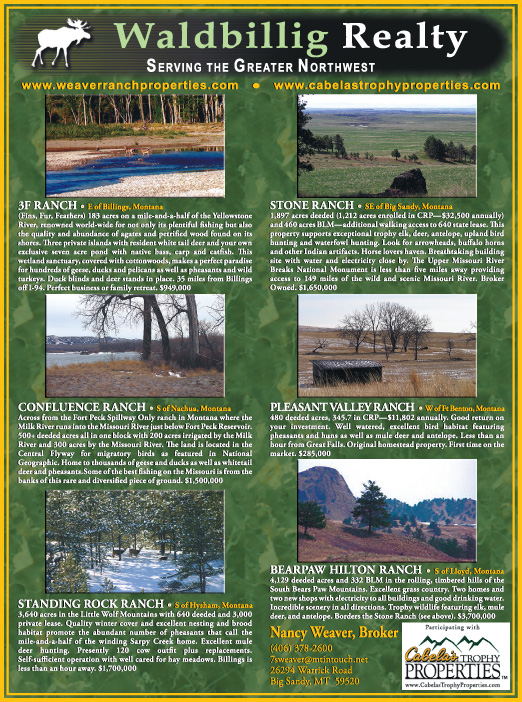 April 2007 Montana Land Magazine
									<br />
									Page 04
									  ♦  
									7¼"W x 9¾"H<br />
									100# Coated Text Stock
