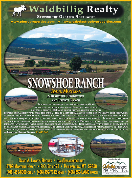 April 2007 Montana Land Magazine
									<br />
									Page 06
									  ♦  
									7¼"W x 9¾"H<br />
									100# Coated Text Stock