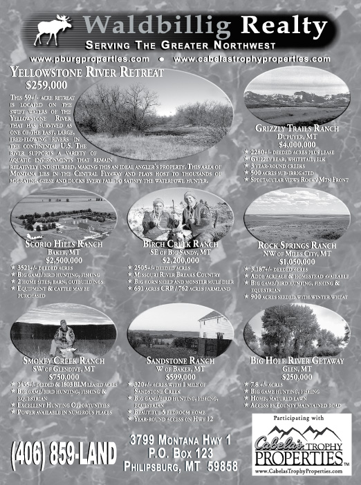 April 2007 Montana Land Magazine
									<br />
									Page 07
									  ♦  
									7¼"W x 9¾"H<br />
									100# Coated Text Stock