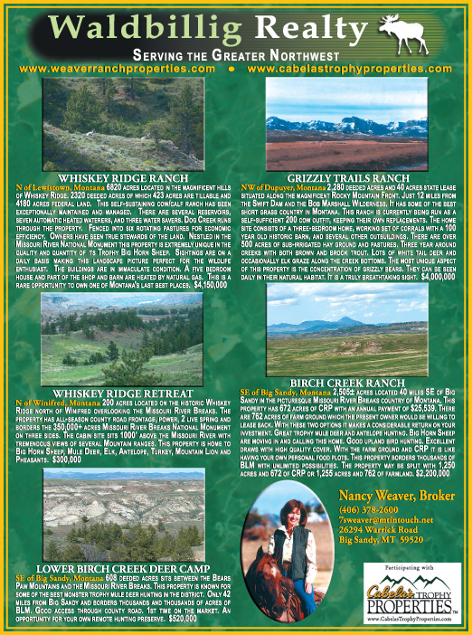 June 2007 Montana Land Magazine
									<br />
									Page 07
									  ♦  
									7¼"W x 9¾"H<br />
									100# Coated Text Stock