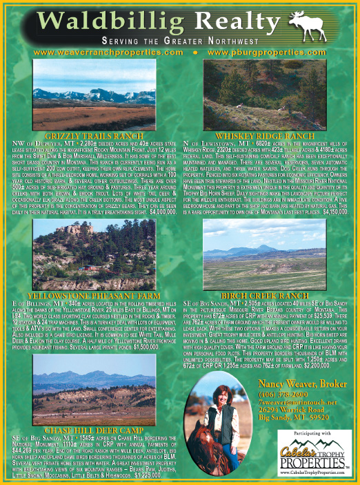 August 2007 Montana Land Magazine
									<br />
									Page 07
									  ♦  
									7¼"W x 9¾"H<br />
									100# Coated Text Stock