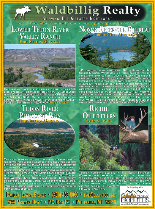 August 2007 Montana Land Magazine
									<br />
									Page 08
									  ♦  
									7¼"W x 9¾"H<br />
									100# Coated Text Stock