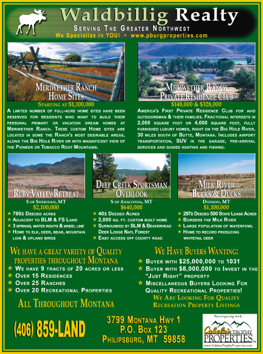 December 2007 Montana Land Magazine
									<br />
									Page 04
									  ♦  
									7¼"W x 9¾"H<br />
									100# Coated Text Stock