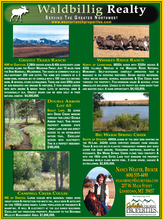December 2007 Montana Land Magazine
									<br />
									Page 06
									  ♦  
									7¼"W x 9¾"H<br />
									100# Coated Text Stock