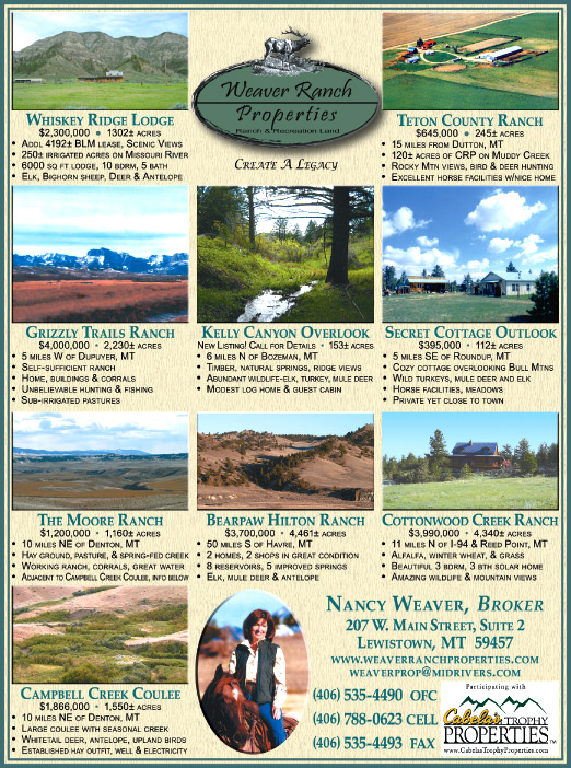 June 2008 Montana Land Magazine
									<br />
									Page 06
									  ♦  
									7¼"W x 9¾"H<br />
									100# Coated Text Stock