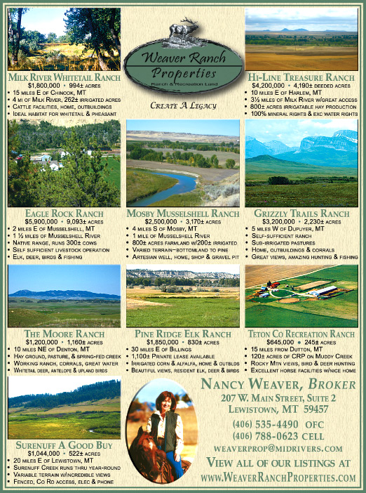 December 2008 Montana Land Magazine
									<br />
									Page 06
									  ♦  
									7¼"W x 9¾"H<br />
									100# Coated Text Stock