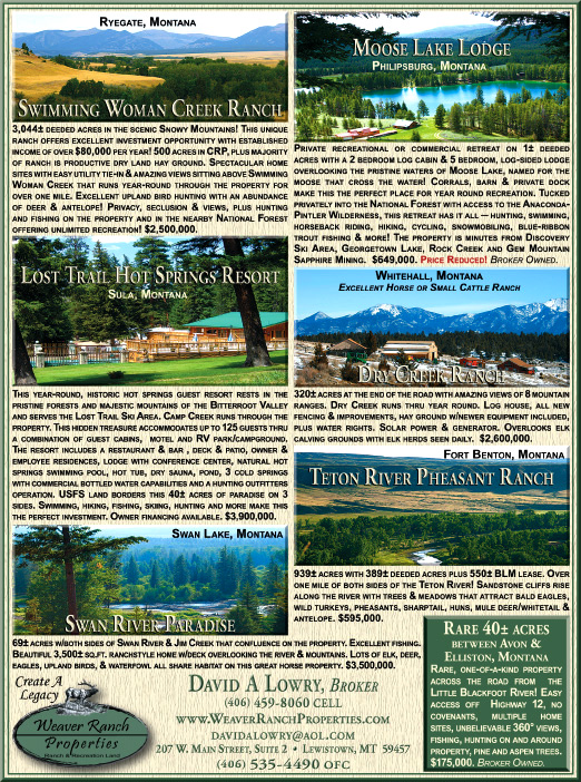 December 2009 Weaver Ranch Properties
									<br />
									Page 07
									  ♦  
									7¼"W x 9¾"H<br />
									100# Coated Text Stock